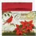 CARD GRTNG XMAS MERRY CHR CARDINL 15PK 5-5/8X7-7/8