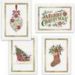 CARD GRTNG XMAS TRADITION SET 4ASST DESIGNS 16PK